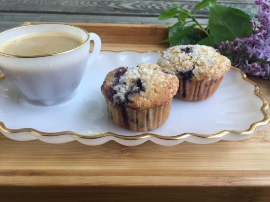 Blueberry Spelt Muffins