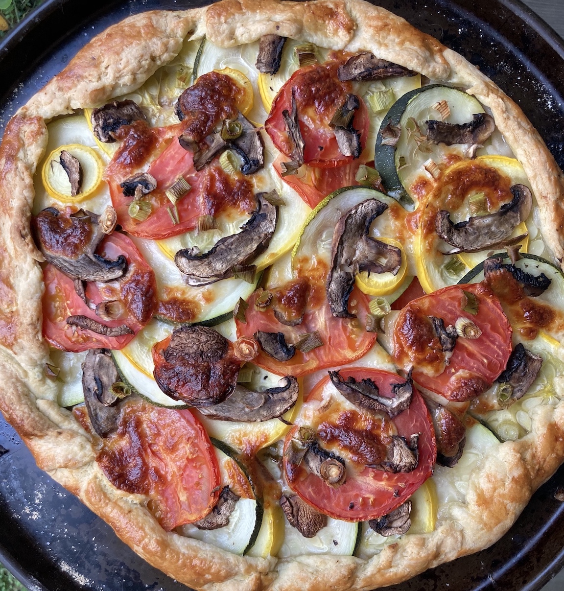 Rustic Garden Veggie Tart